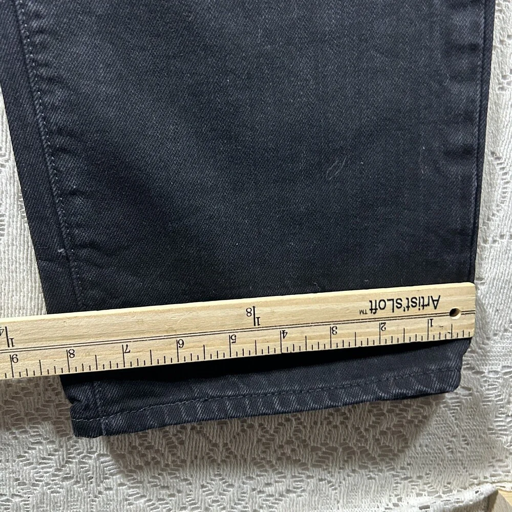Levis 501 Jeans Mens 36x34 Straight Leg Button Fly Denim Waterless Black